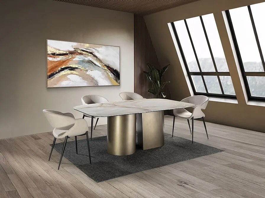 Masa dining design LUX Numa 205cm