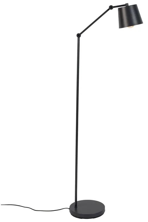 Lampadar negru cu abajur din metal (înălțime 135 cm) Hajo – White Label