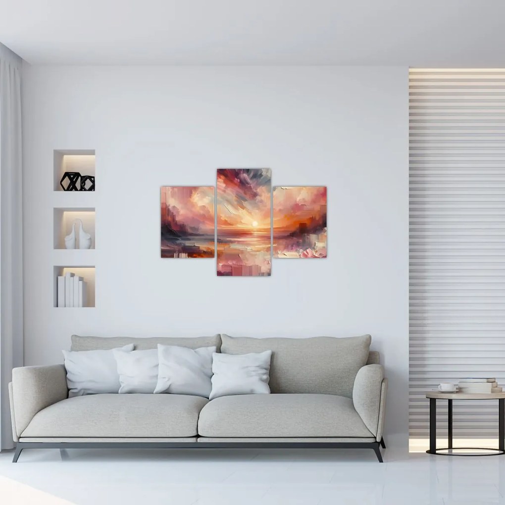 Tablou - Răsărit pictat (90x60 cm)