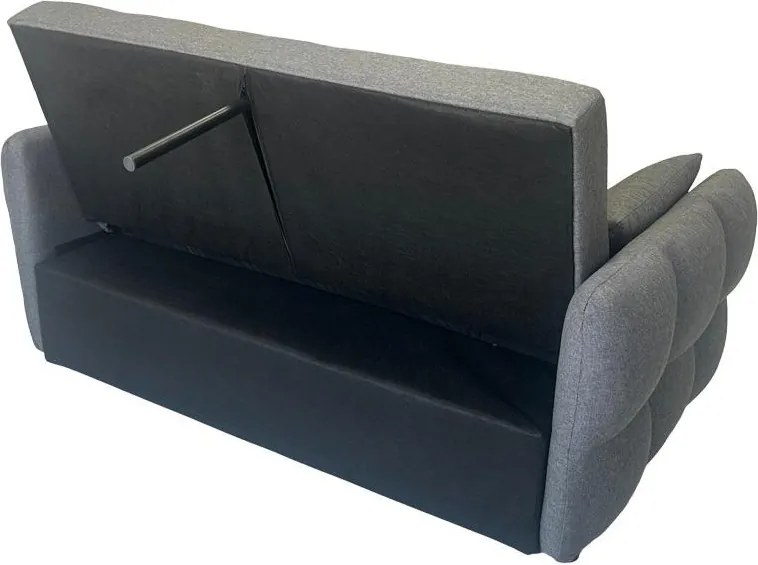 Canapea extensibilă cu două locuri Avenberg ZELDA, antracit