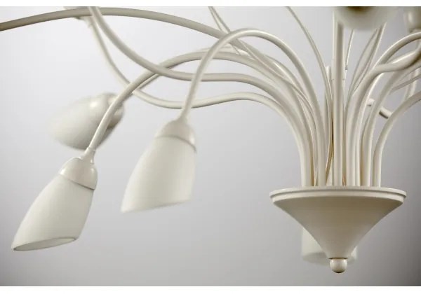 Jupiter 2061 - Lustra pe tijă GLORIOSA, 10xG9/14W/230V, crem