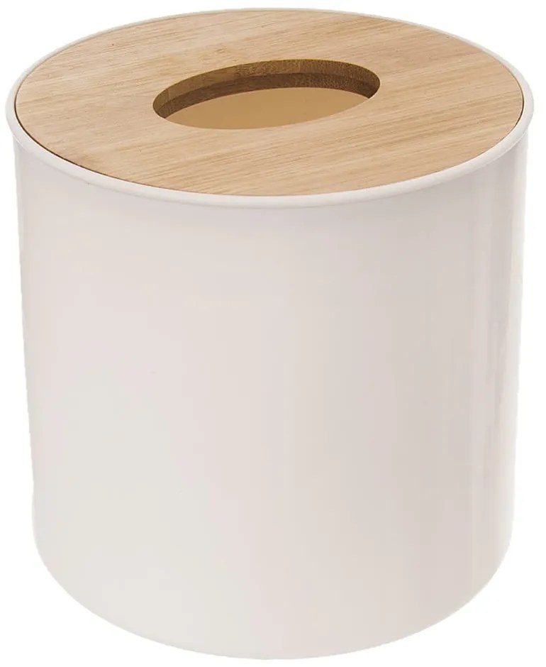 Coș de gunoi alb pentru birou din plastic 1,6 l Whitney – Orion