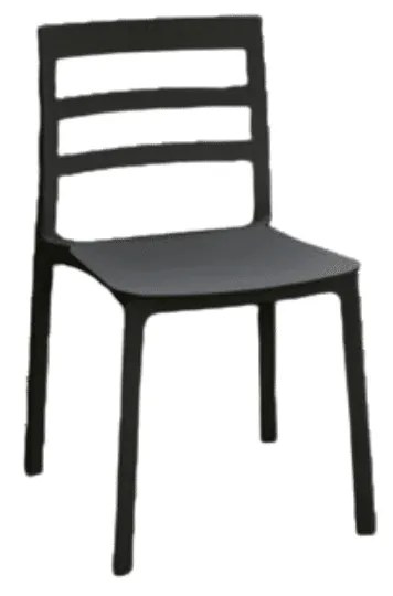 SCAUN RIGATO -POLIPROPILENA- HORECA - VERDE FISTIC