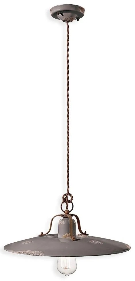 Pendul design retro realizat manual din ceramica COUNTRY, 40cm