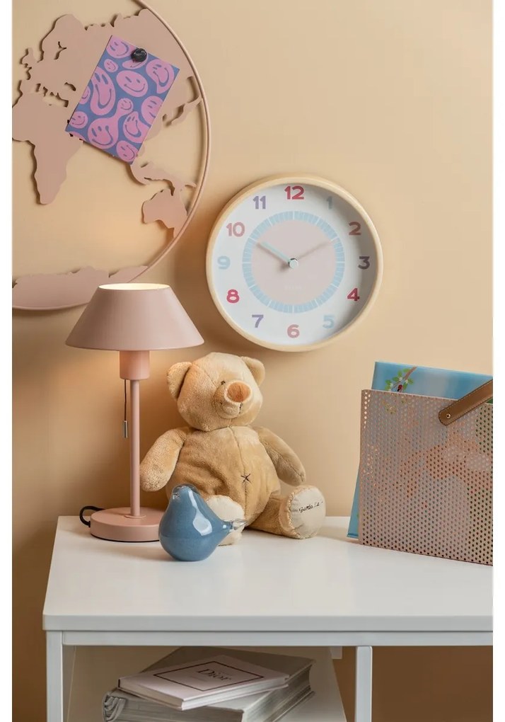 Karlsson 5962MC ceas de perete design galben,diametru 25 cm