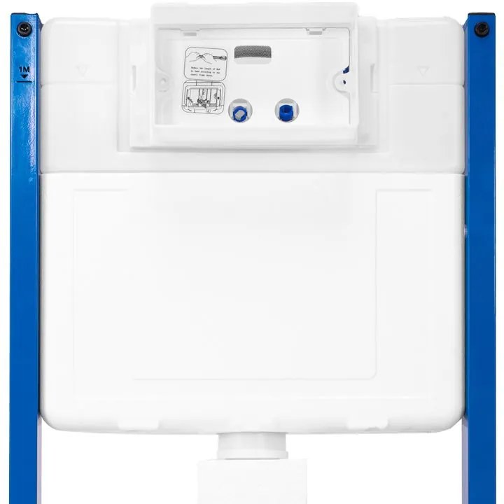 Cadru WC incastrat Rea cu buton H Auriu