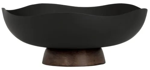 Tavă decorativă Eglo 427506 MONYWA d. 25 cm negru