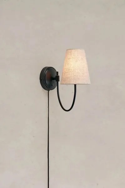 Markslöjd 108907 - Aplica de perete AMAR 1xE14/40W/230V bej/negru