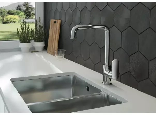 Chiuveta Deante Egeria inox satinat 2 cuve 58x44 cm