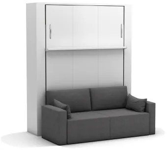 Set pat Rabatabil Dublu cu somiera inclusa (150X200) + canapea 2 locuri cu spatiu de depozitare sub sezut - NOVA CONFORT PLUS
