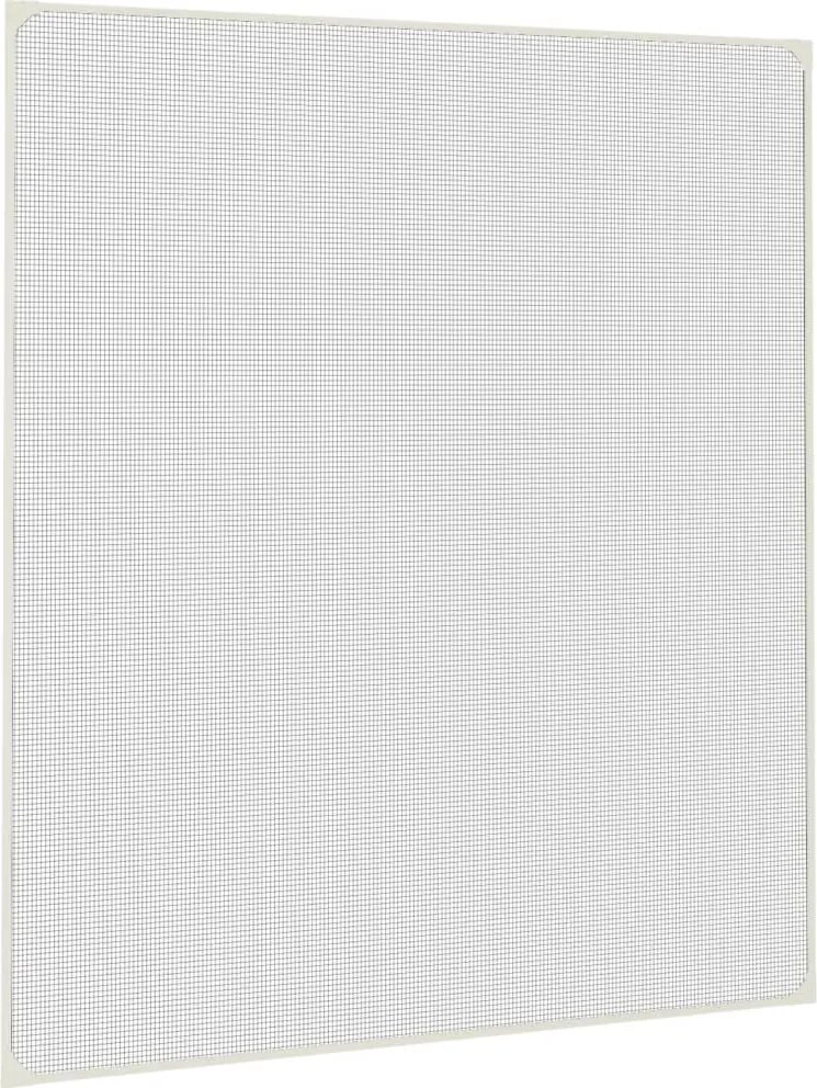 vidaXL Plasă insecte magnetică pentru ferestre, alb, 130x150 cm