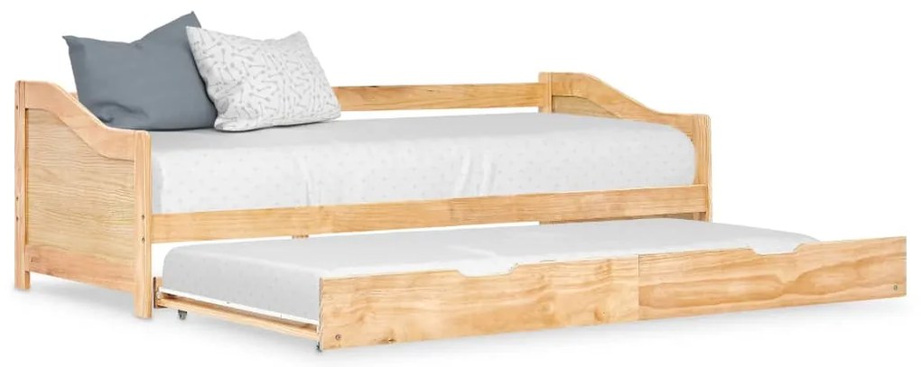 vidaXL Cadru pat canapea, extensibil, 90 x 200 cm, lemn de pin