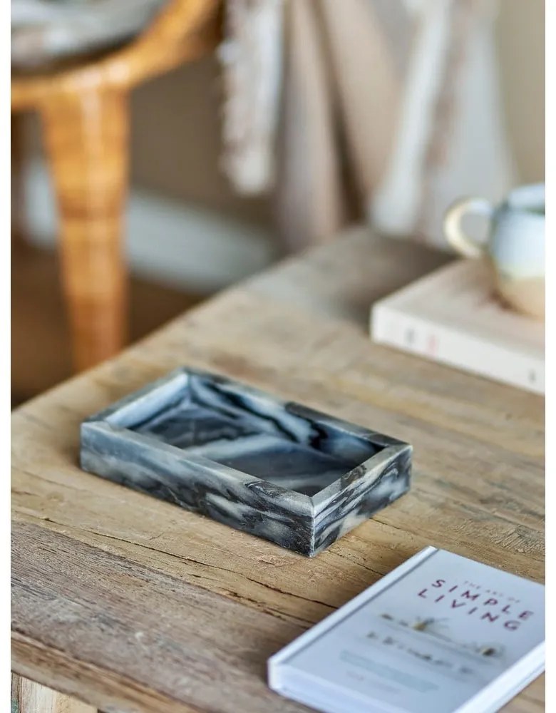 Tavă decorativă din marmură 10x17.5 cm Feliza – Bloomingville