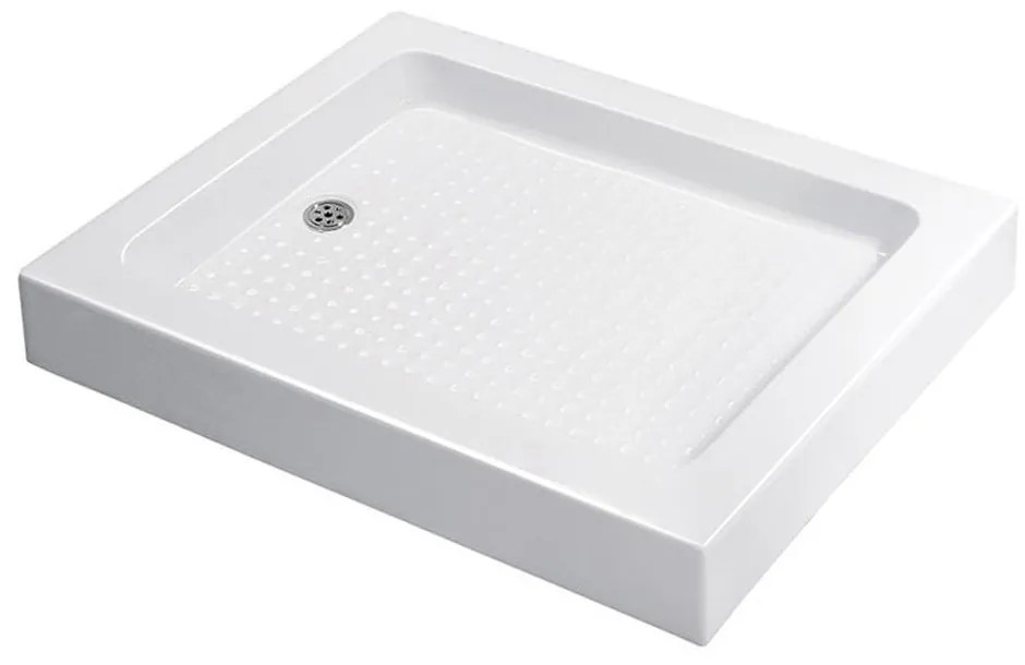 EVA 80x120x14 cm pătrat acril Cădiță de duș
