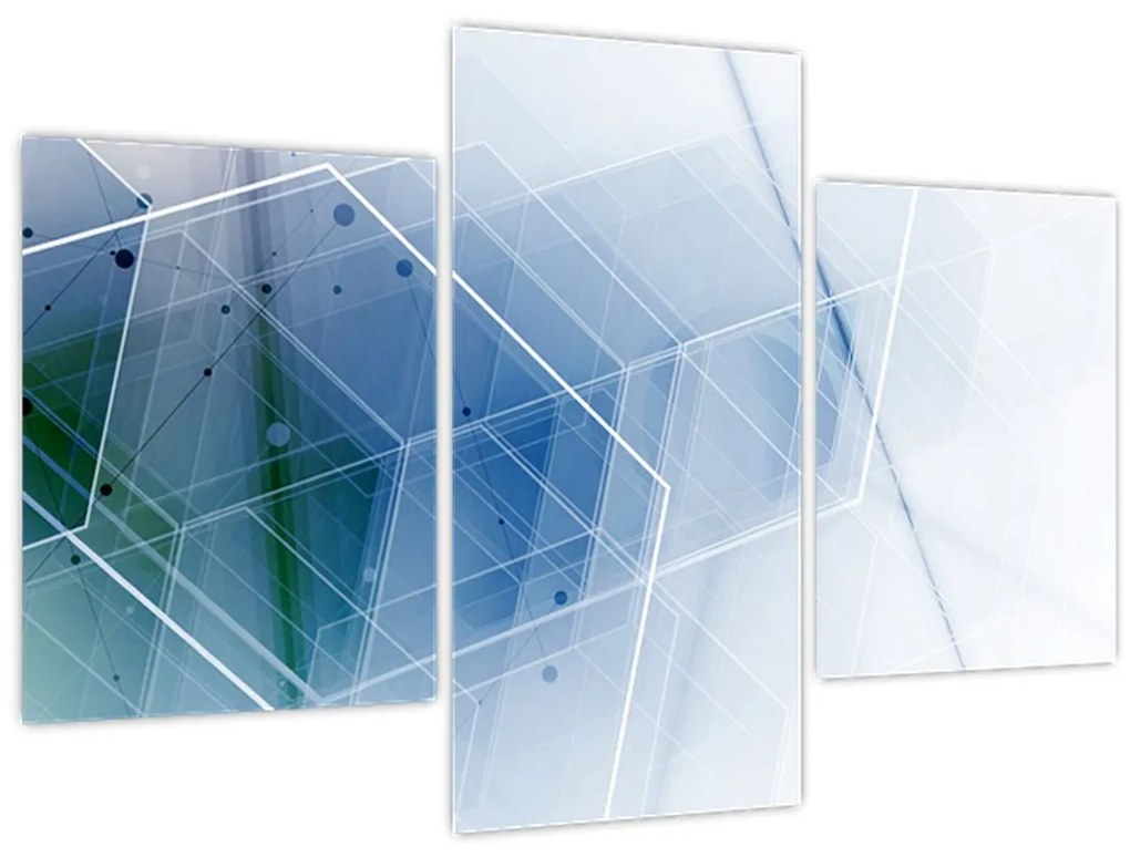 Tablou - Figuri geometrice (90x60 cm)