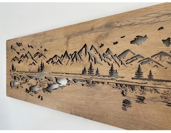 Li-Go 4778/A/4 - Decorațiune LED de perete LED/10W/5V 30000 mAh 120x40 cm stejar