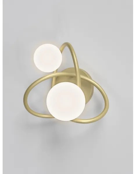 Aplică LED NANCY Wofi 4014-201 2xG9/3,5W/230V auriu/alb