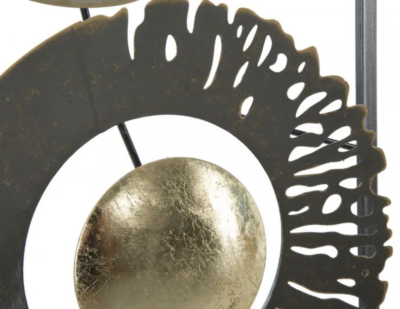 Decoratiune de perete multicolora din metal, 31x3x89,5 cm, Ring Mauro Ferretti