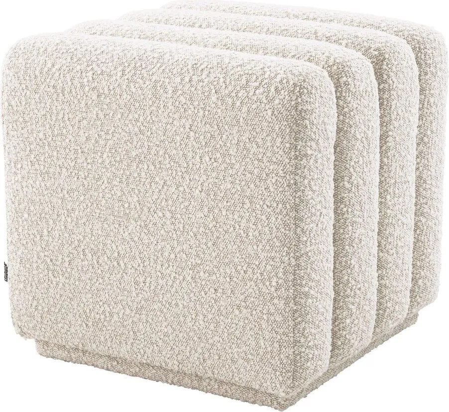 Taburete design LUX Bente, boucle crem 115491 HZ