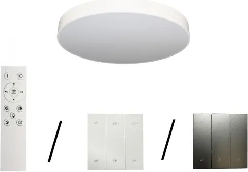 Plafonieră LED 135W, 230V, 3000/4000/6500K, Ø 80 cm, alb