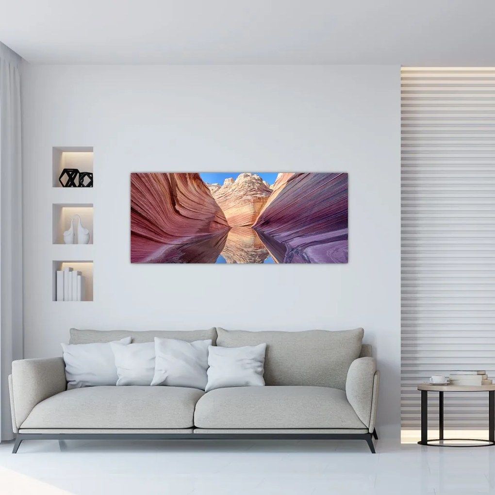 Tablou - valurile de Arizona (120x50 cm)