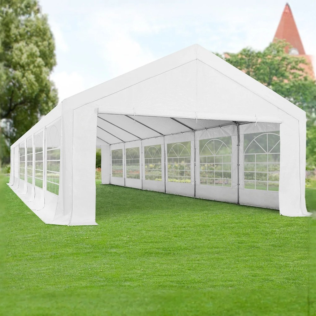 Cort petrecere Gala 6x12 m alb
