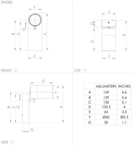Spot LED Eglo 390082 CUMARIBO 1xGU10/4,5W/230V 3000K