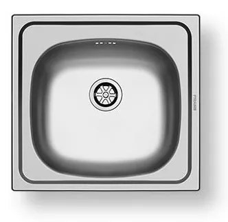 Chiuvetă de bucătărie Pyramis 100139601 E33 46,5x43,5 cm satin