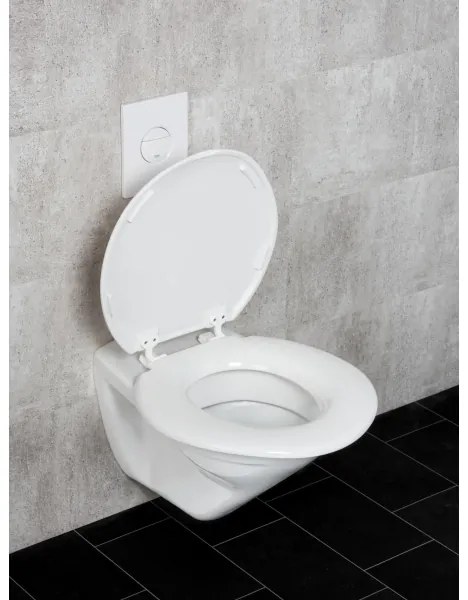 WENKO 25112100 - Capac WC TORINO 44 x 43,5 cm, alb