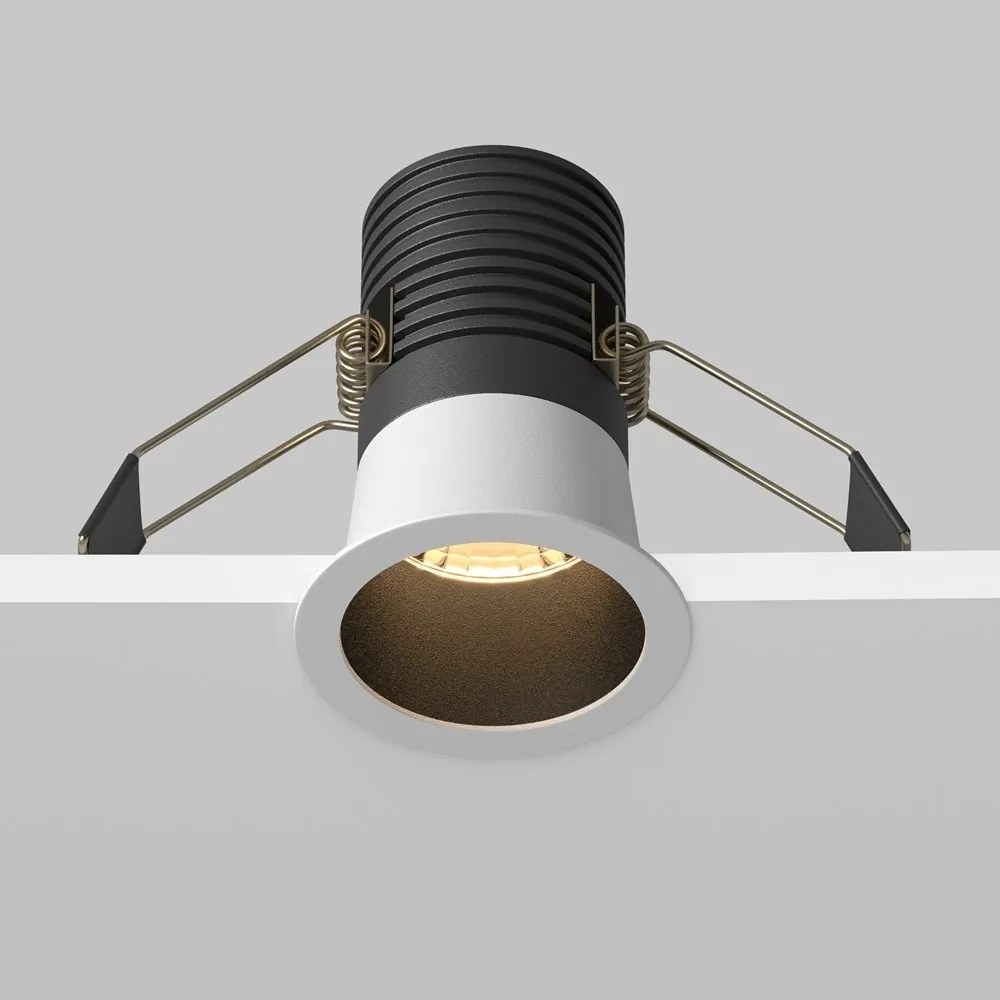 Mini Spot LED incastrabil design tehnic Minor D-6cm