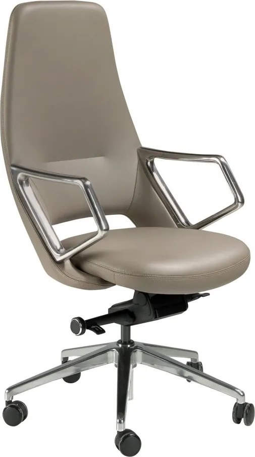 Scaun de birou modern piele sintetica Grey