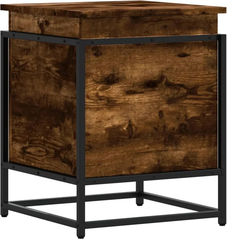 vidaXL Cutie depozitare stejar sonoma 40x40x51,5cm lemn prelucrat