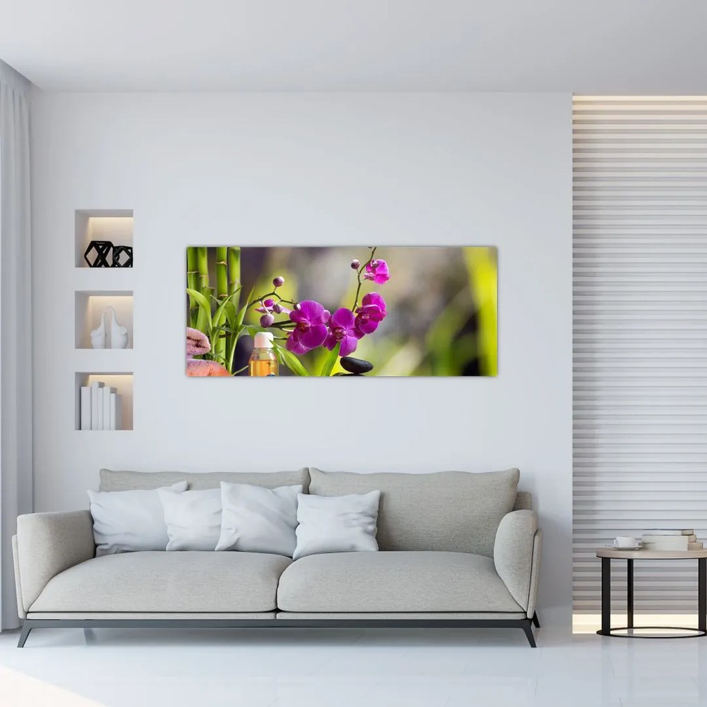 Tablou - spa and stones (120x50 cm)