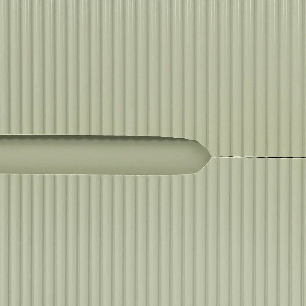 Trent 120 dulap de baie inferior cu chiuvetă ceramică 4 sertare, verde