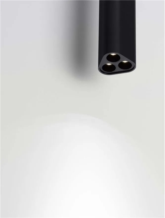 Plafoniera LED tip spot ETHO negru/30,5cm