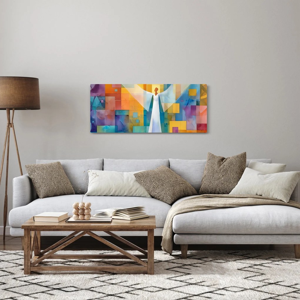 Tablou - Înger geometric (120x50 cm)