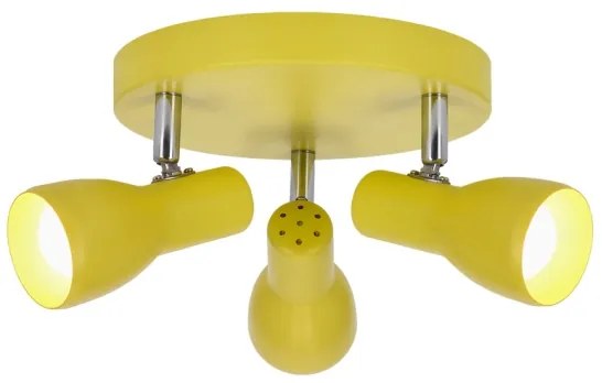 Spot PICARDO 3xE14/40W/230V galben