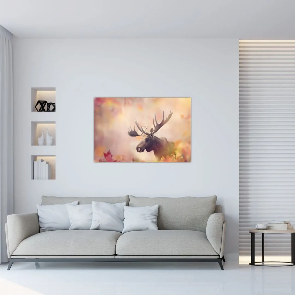 Tablou - Pădure în frunze de toamnă (90x60 cm)