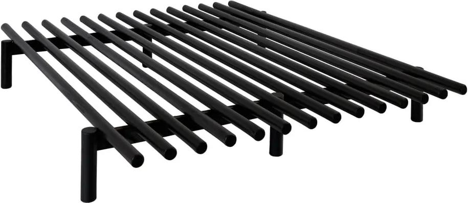 Cadru pat din lemn de pin Karup Design Pace Black, 160 x 200 cm, negru