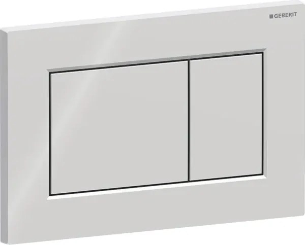 Clapeta actionare rezervor wc, crom lucios, Geberit Sigma01 Crom lucios