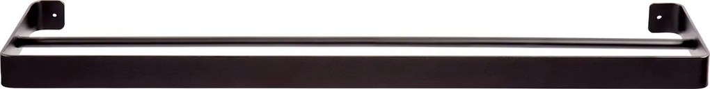 Cuier de perete pentru prosoape HANDY 60x12,5 cm, negru