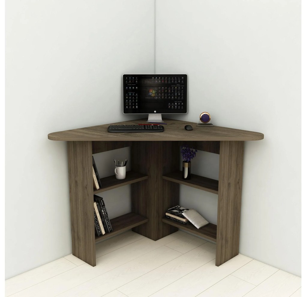 Masă PC de colț Sabeni 2 (Nuc) . 1094879