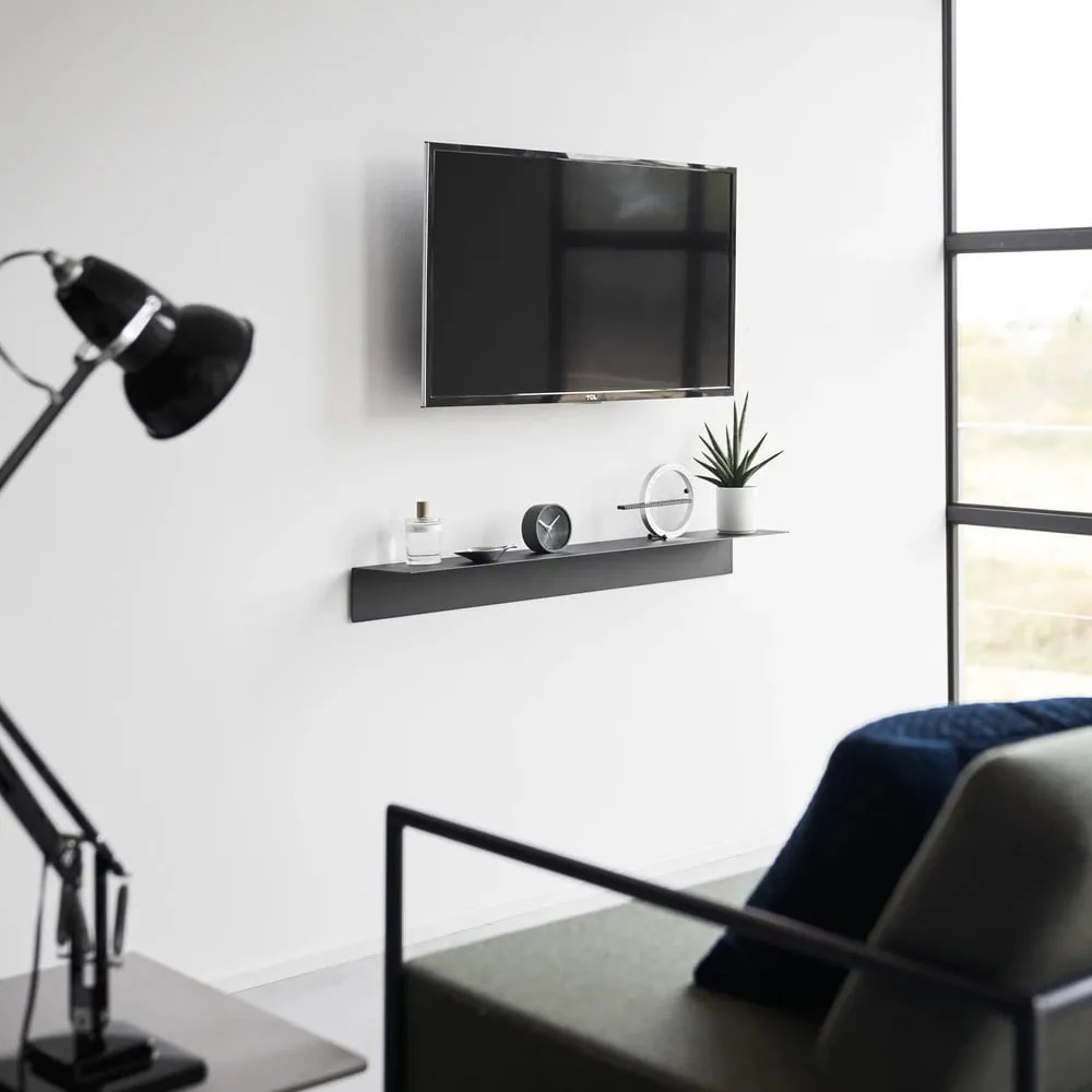 Raft negru din metal 90 cm – YAMAZAKI