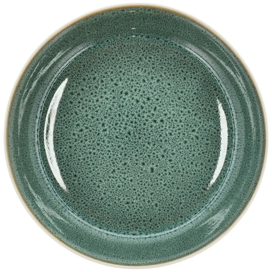 Bol alb/verde din gresie 850 ml Gastro White/Green – Bitz