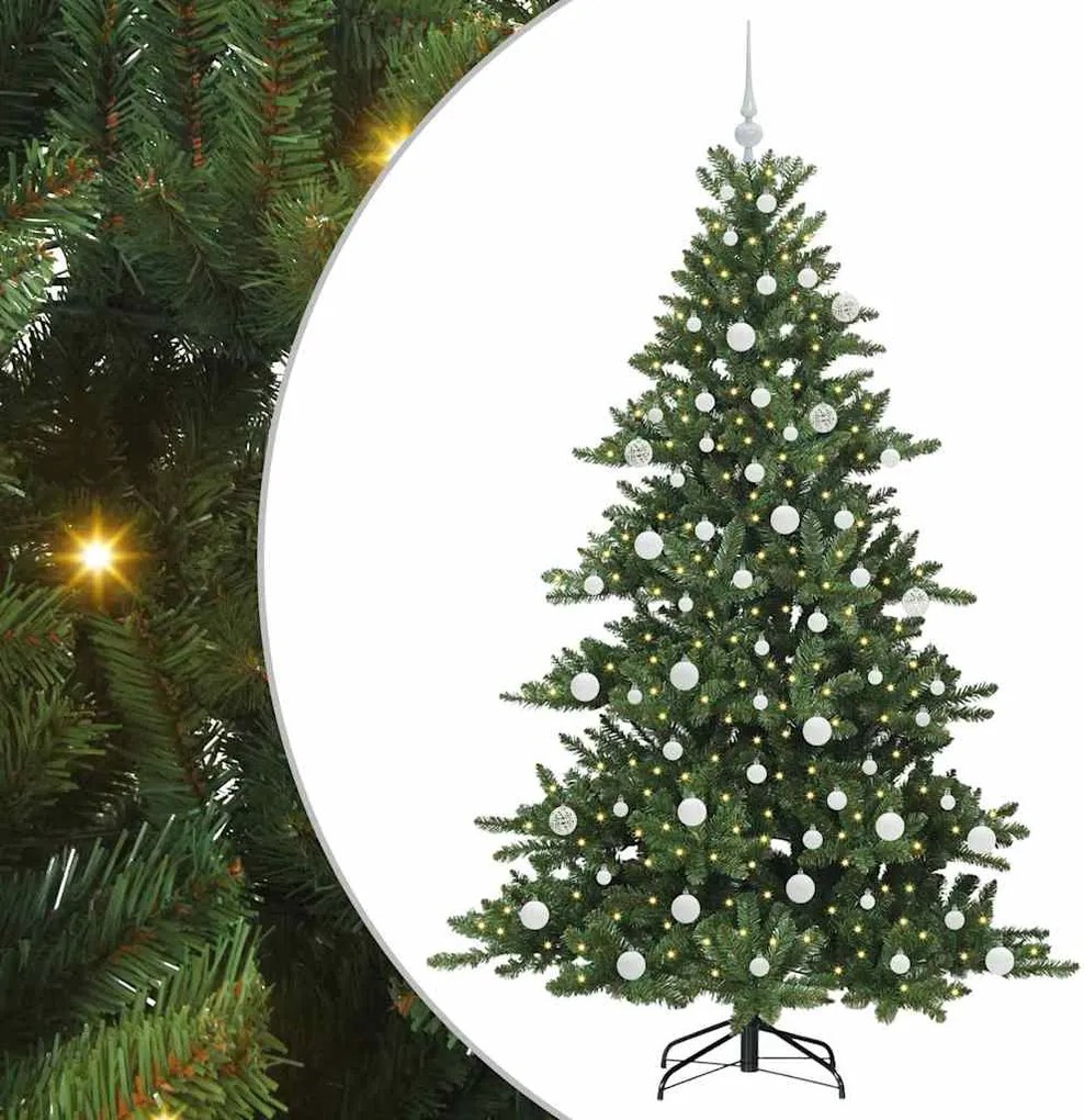 vidaXL Brad de Crăciun artificial cu ramuri articulare Verde 180 cm