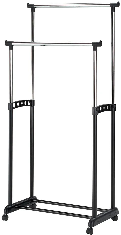 Cuier pe roți Namaky II (negru + Crom). Promo -9%. 760753