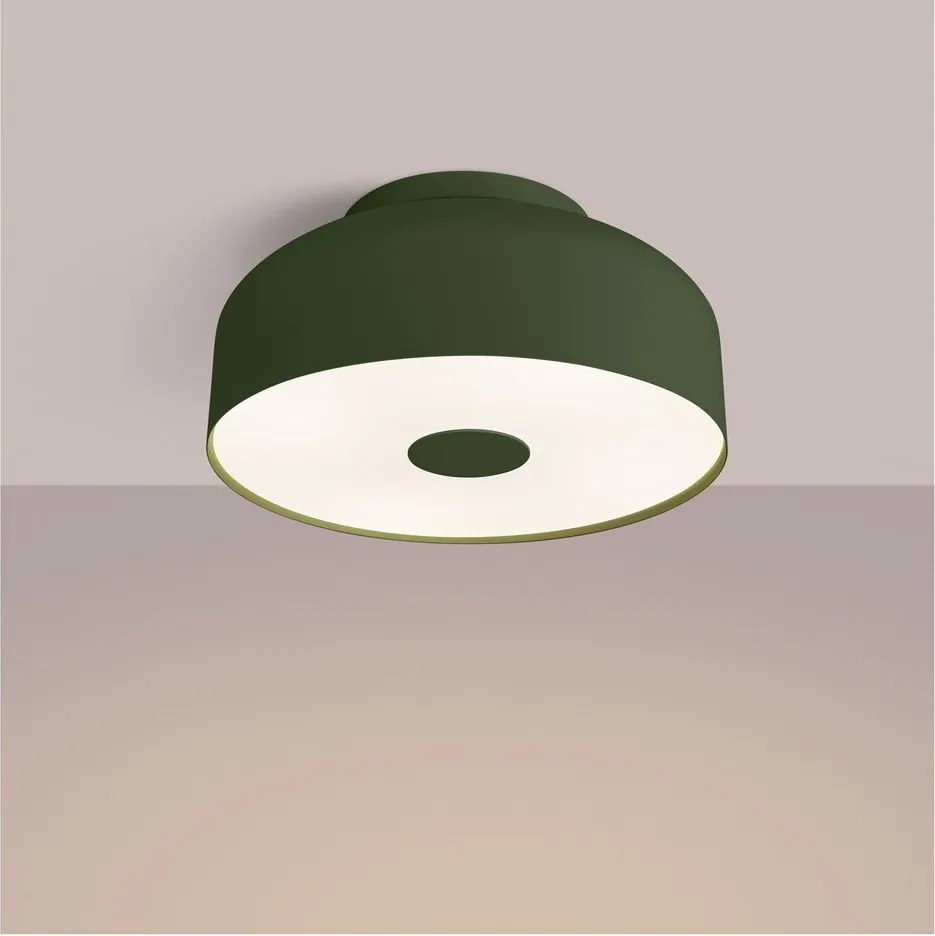 Plafonieră verde Blacko – Sollux