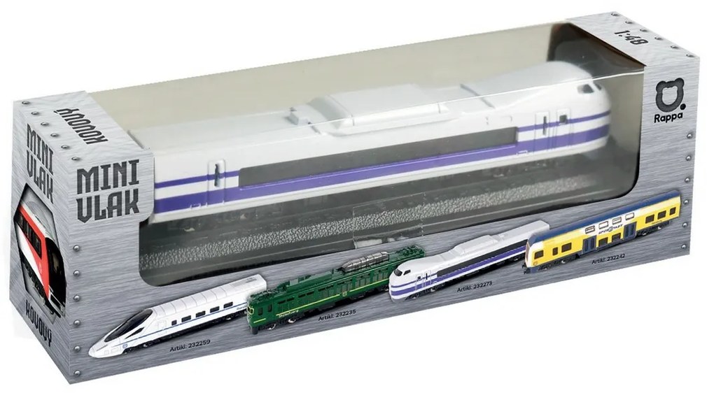 Rappa Metal mini tren rapid, 15 cm