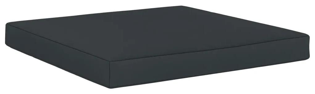 Perna canapea din paleti, antracit, 60 x 61,5 x 6 cm, textil