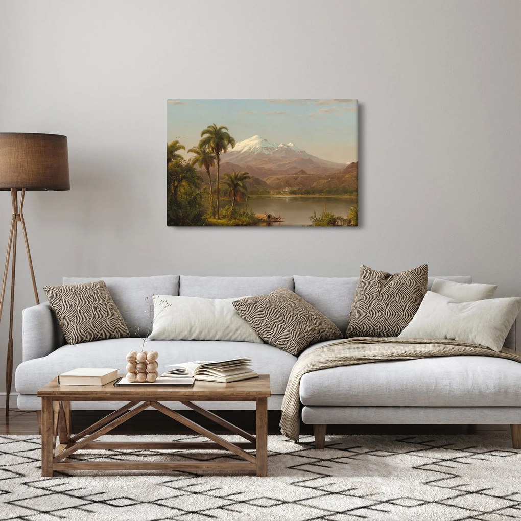 Tablou - Frederic Edwin Church, Tamaca Palms, reproducere (90x60 cm)